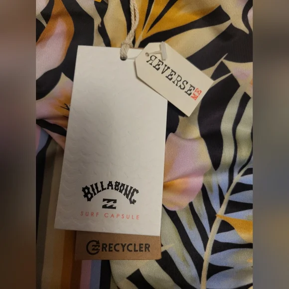 Billabong Swim Postcards From Paradise Lowrider Reversible Bikini Bottoms Large - Picture 17 of 17